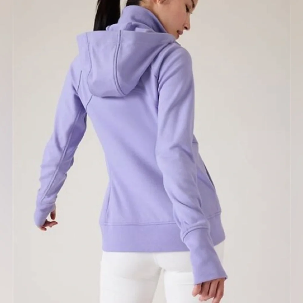 Athleta Triumph Hoodie Aurora Purple Hoodie Sz 2X Like New $108 Retail - Picture 2 of 6